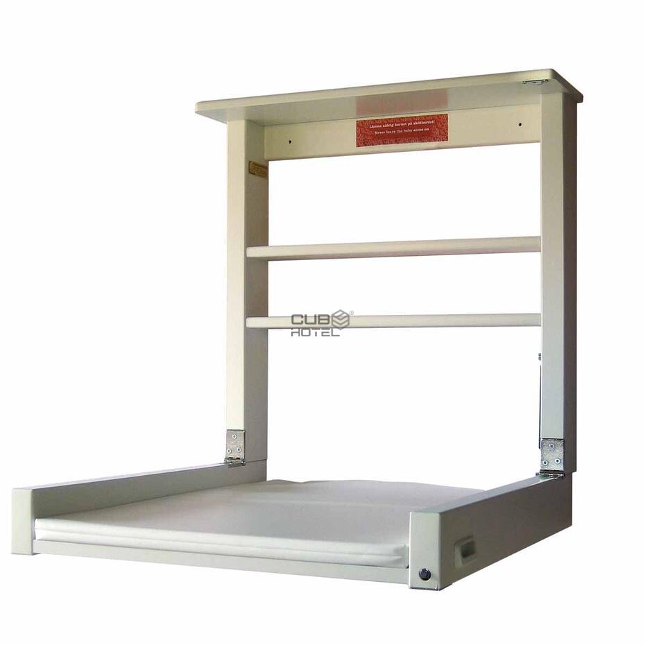 Cambiador de Pañales de Madera Blanco